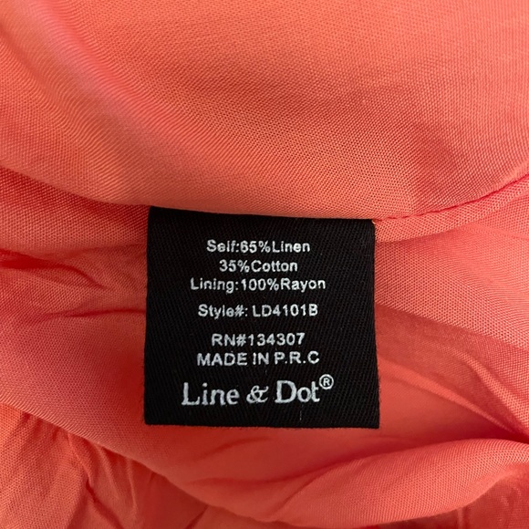 Revolve Line & Dot Zoe Strapless Dress in Orange - Picture 14 of 15